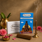 Radha Madan Mohan Divine Rose BBambooless Dhoop Sticks (30 Sticks)