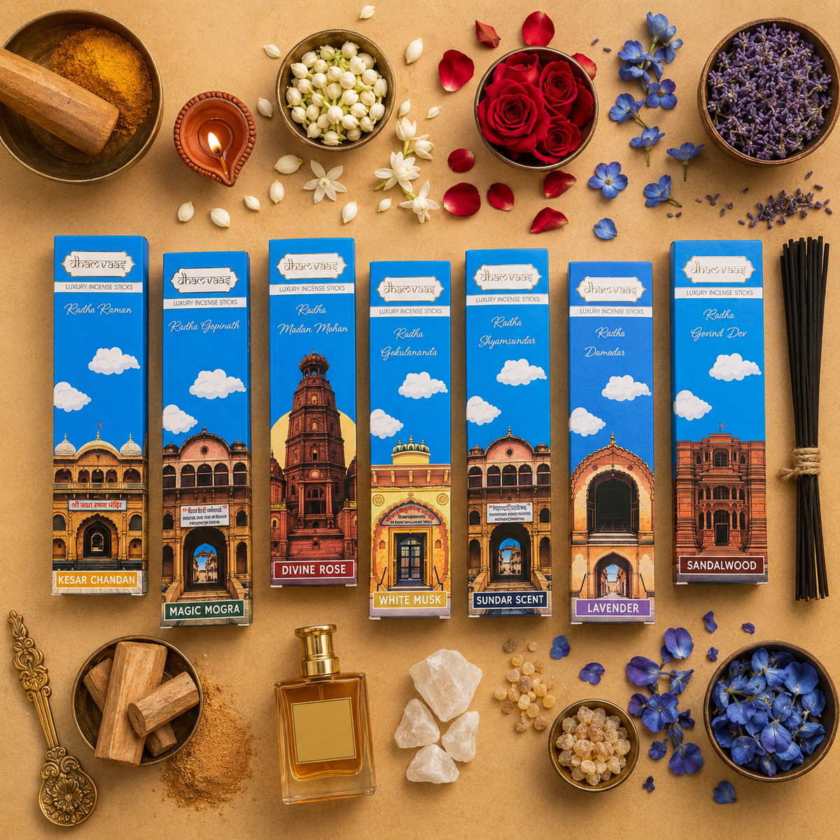 Incense Sticks Combo Box (140 Sticks)