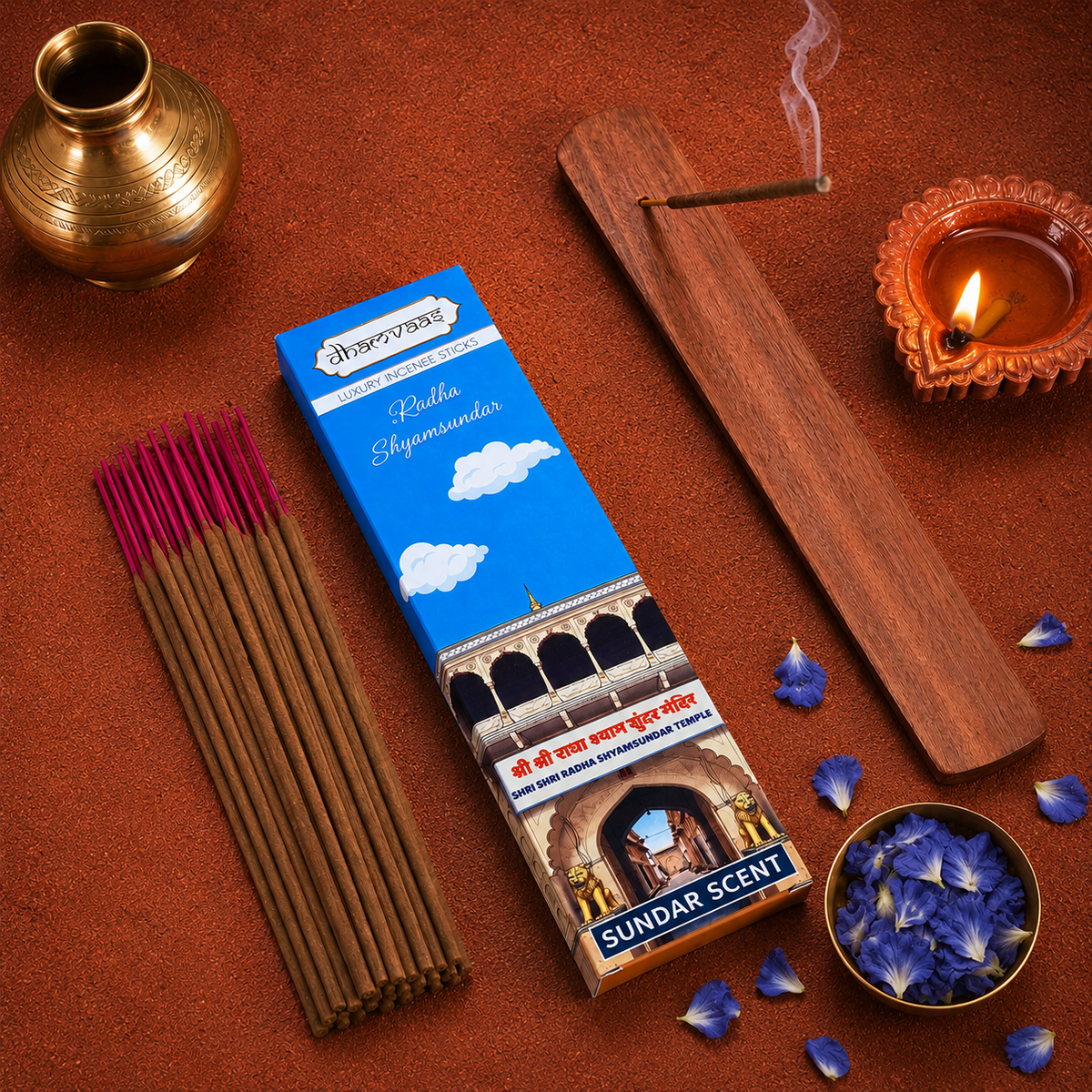 Radha Shyamsundar  Sundar Scent Incense Sticks (20 Sticks)