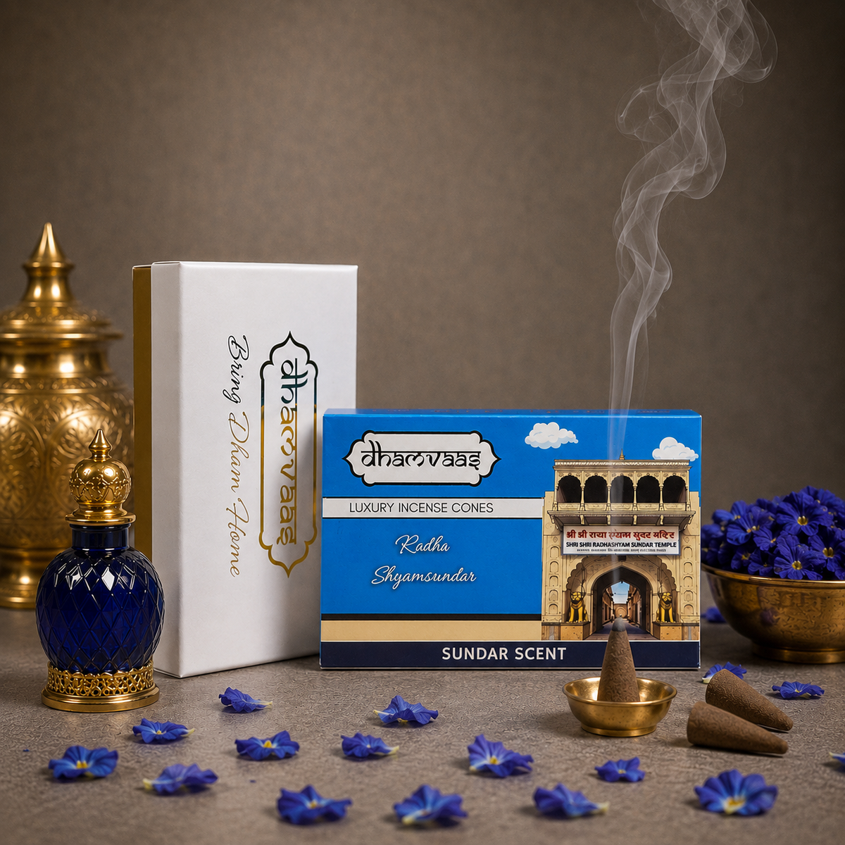 Radha Shyamsundar Sundar Scent Dhoop Cones (30 Cones)