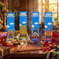 Char Dham Box Incense Sticks Combo Pack ( 80 Sticks)